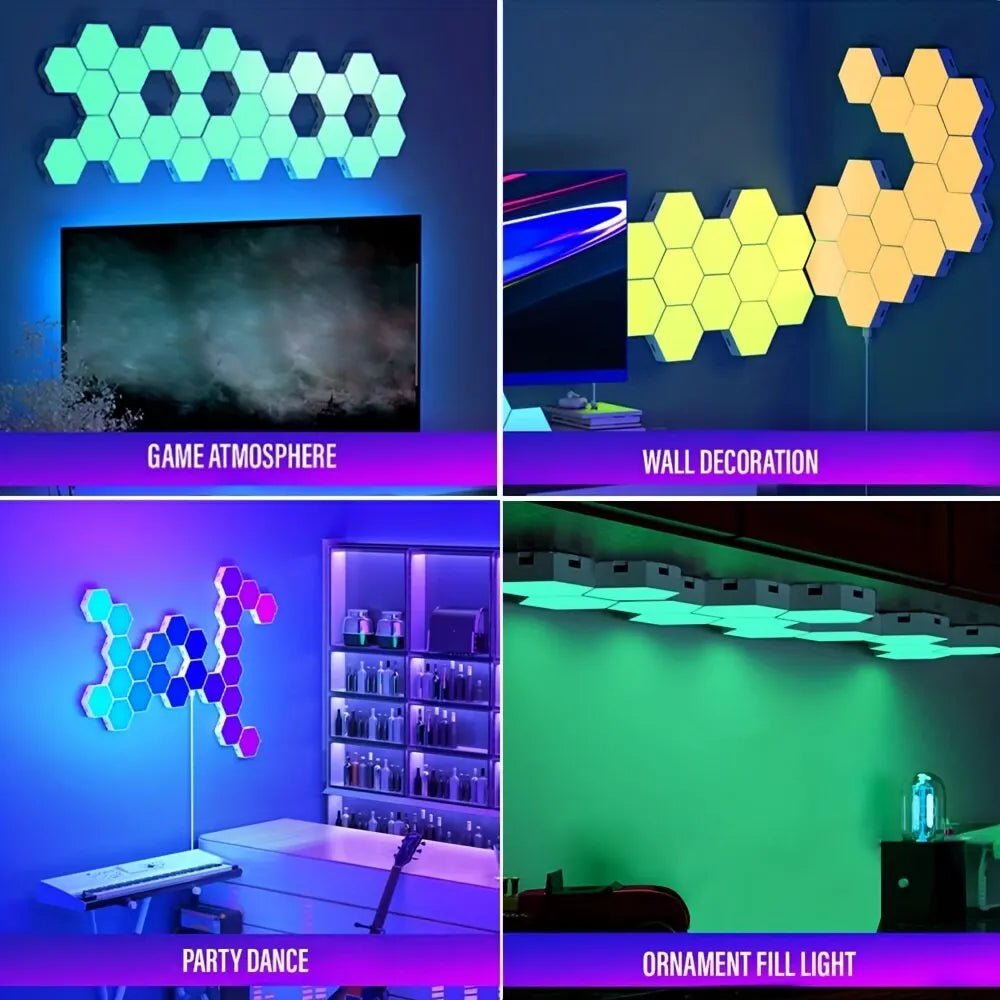 Smart RGB Hex Panel Wall Lights