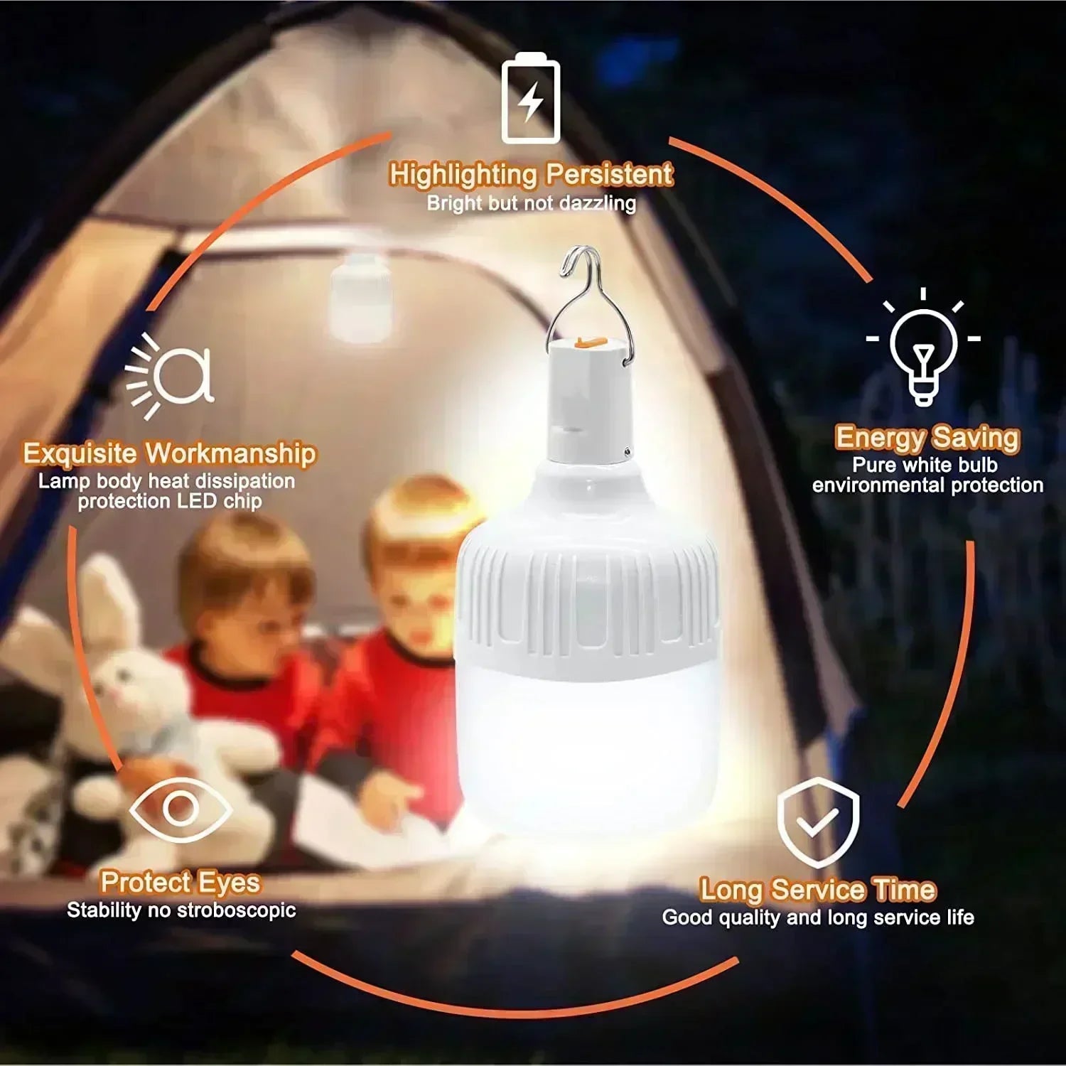 USB Rechargeable Camping Lamp