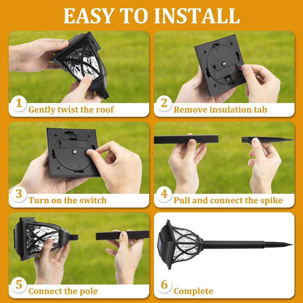 Waterproof Solar Lawn Lights