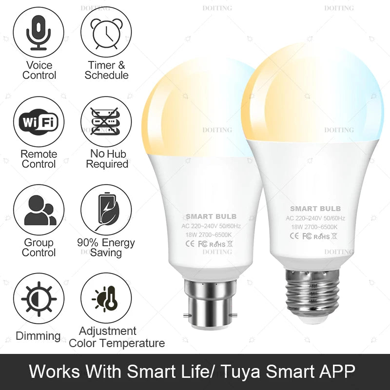 Tuya WiFi Smart Light Bulb