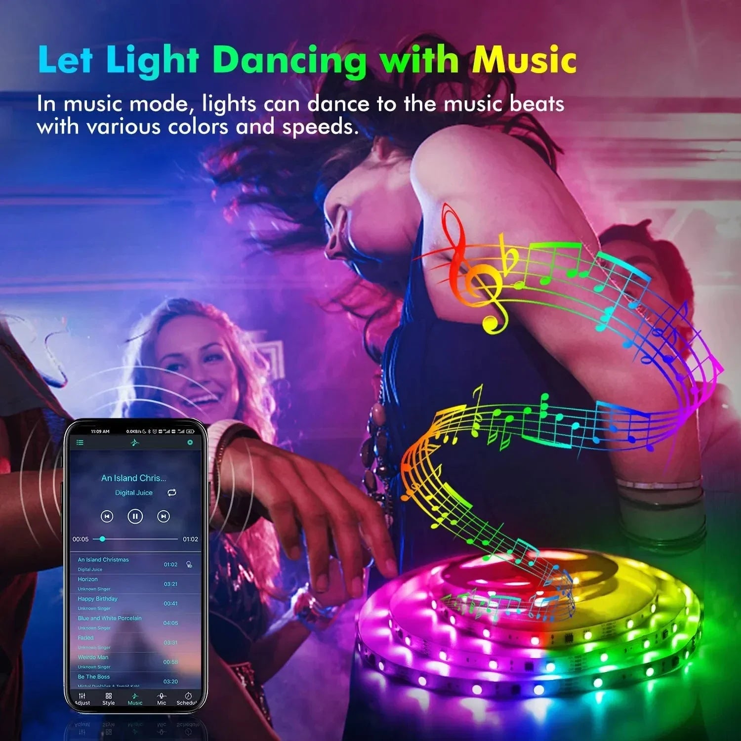 Bluetooth RGB Smart Strip