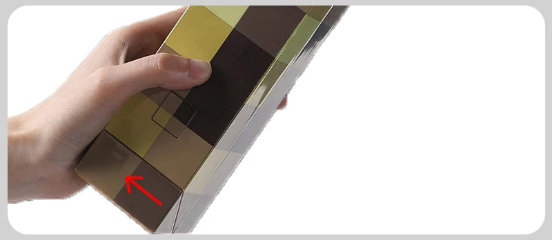 Minecraft 4 Color LED Torch Light - USB Rechargeable