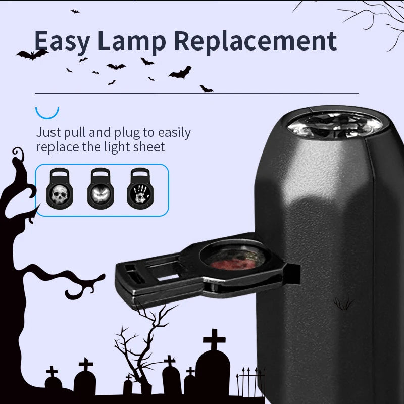 Halloween USB LED Projector Light