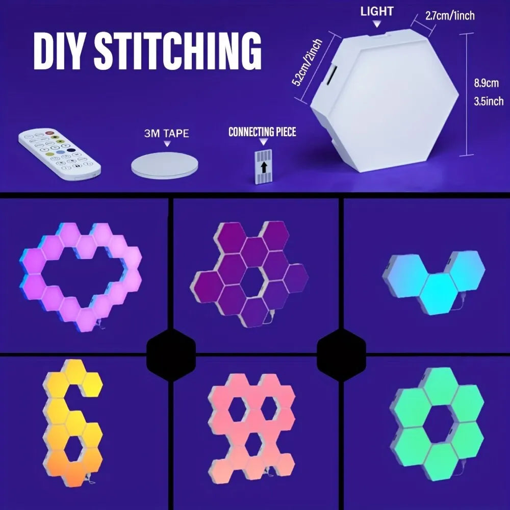 Smart RGB Hex Panel Wall Lights