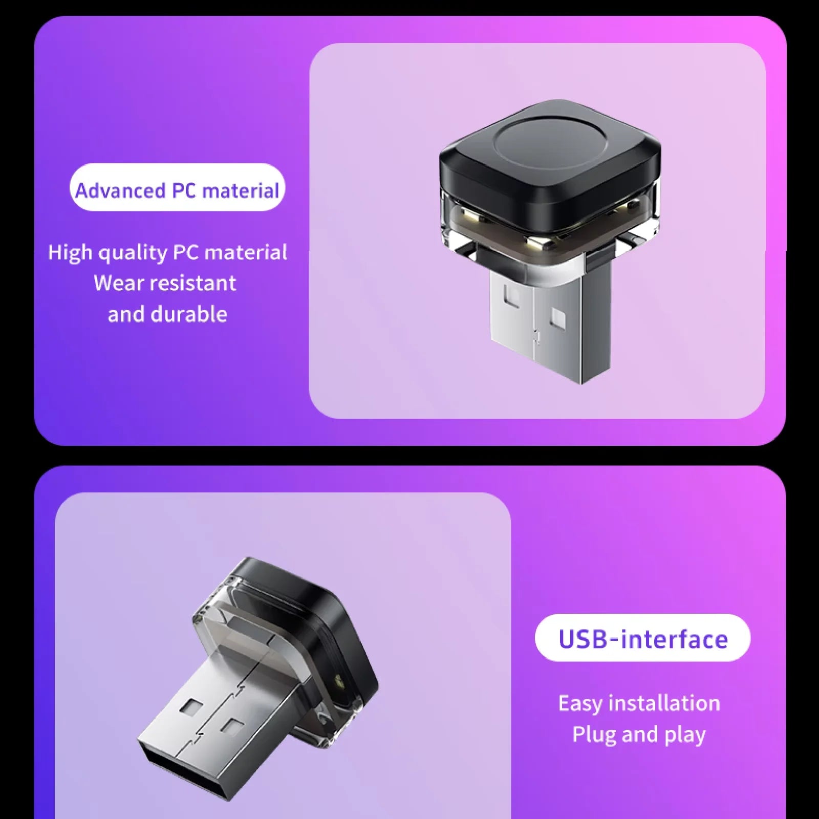 Universal USB Car LED Light