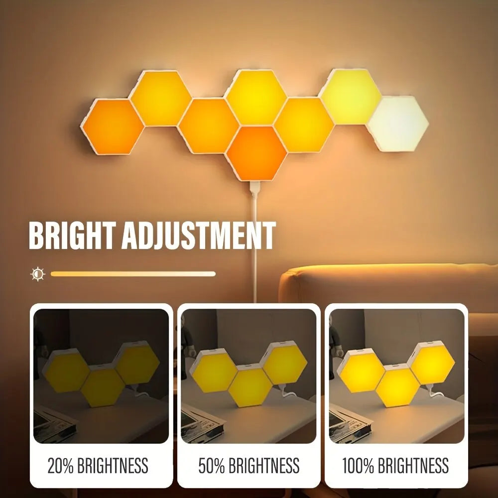 Smart RGB Hex Panel Wall Lights