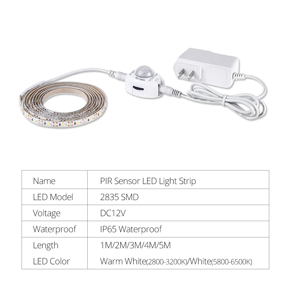 Motion-Sensor LED Strip Lights