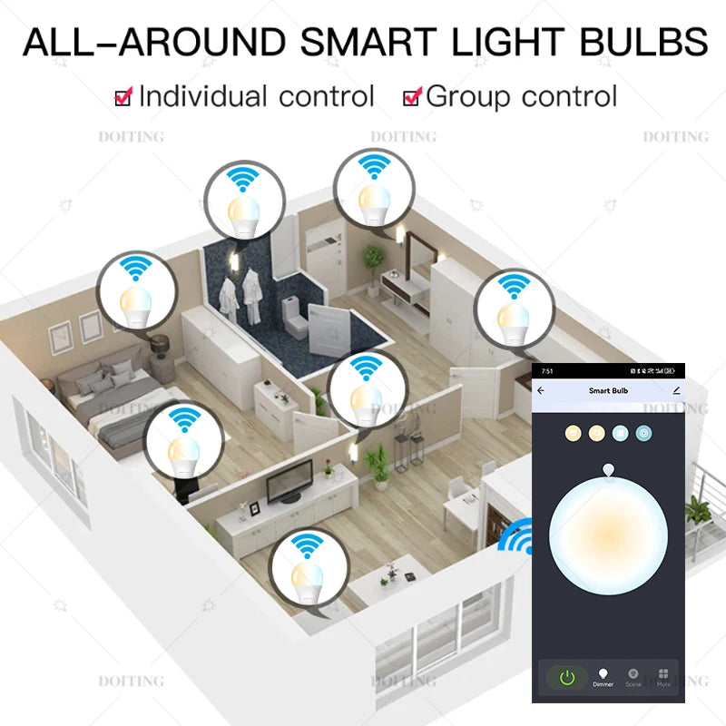 Tuya WiFi Smart Light Bulb